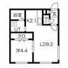 HOUSE OF MARQUIS Ⅺ 1LDKの間取り
