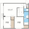 メゾン・ド・エルム 2LDKの間取り