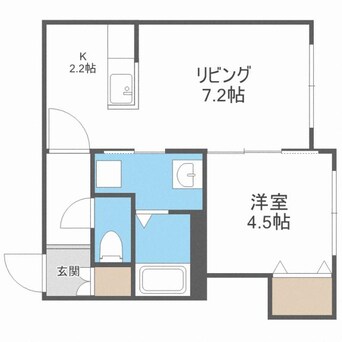 間取図 welina南郷10