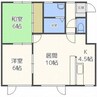 マリオンビレッジ 2LDKの間取り