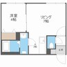 プレジール 1LDKの間取り