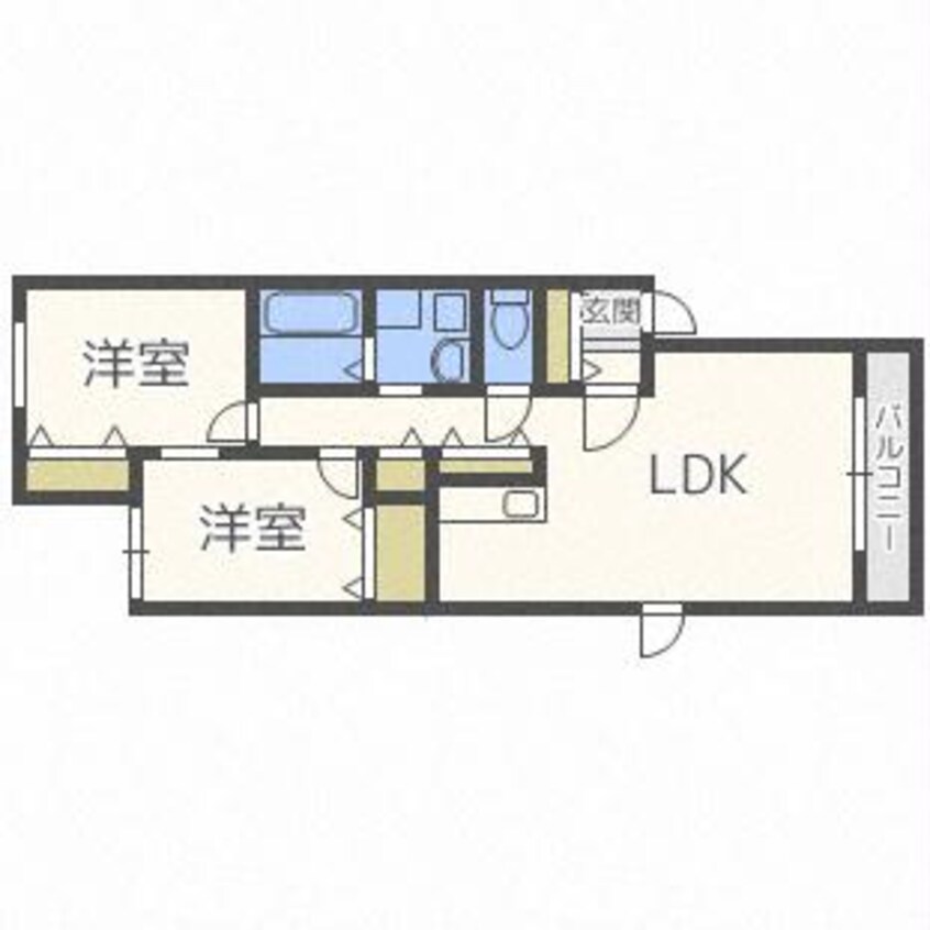 間取図 シェルピア厚別