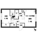 グランメールS-Village18.の間取図