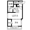 eleverひばりが丘 1LDKの間取り