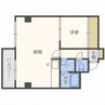 エースハイム厚別 1LDKの間取り