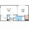 グラン南郷 1LDKの間取り
