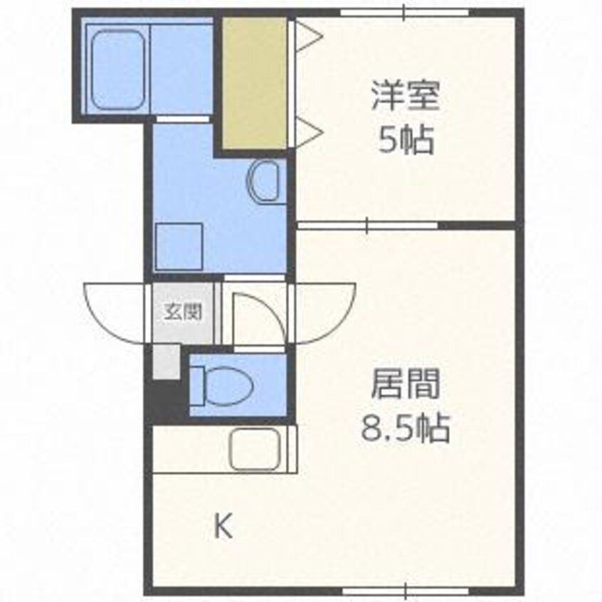 間取図 セリシール新琴似