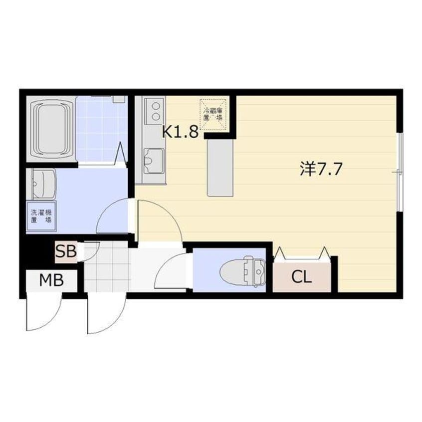 間取図 blanche neige quatre(ブランシュネージュキャトル）