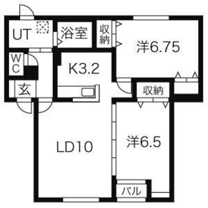 間取図 コルティーレ・スード