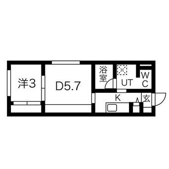 間取図 メニーズコート南郷13st