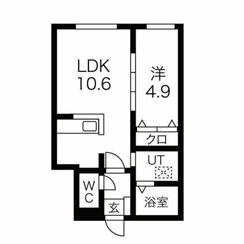 間取図 Asterope厚別南