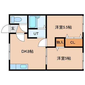 間取図 ハイツ武田