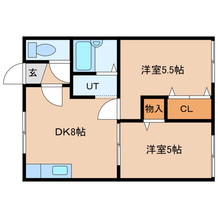 間取図 ハイツ武田