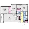 Aster本通15 3LDKの間取り