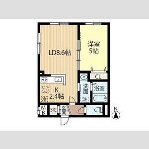 間取り図 LA　Conforto厚別