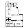 R-fino新さっぽろ 1LDKの間取り