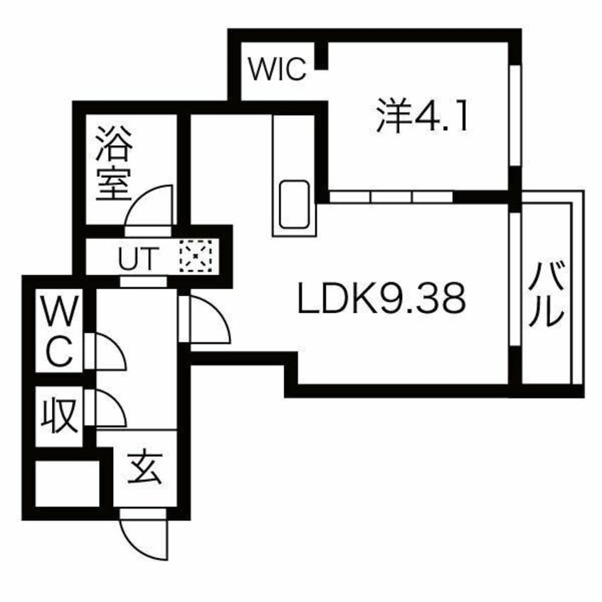 間取図 ラ・シュエットⅡ