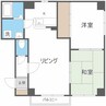 シャテロ・リラ 2LDKの間取り
