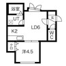 チケン栄通 1LDKの間取り