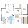 ILLUMINATE月寒東 3LDKの間取り
