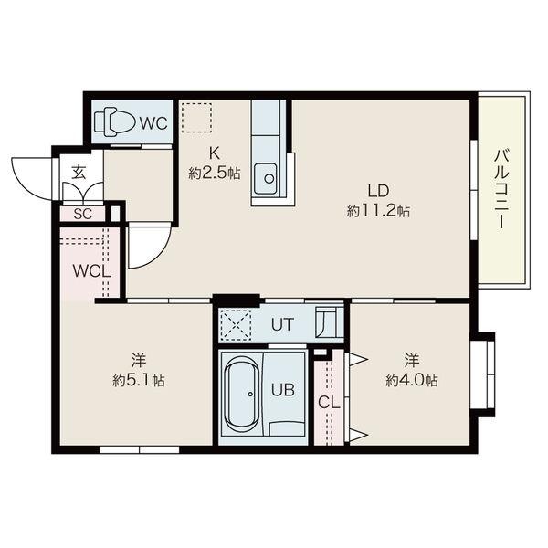 間取り図 エアレンデル新札幌