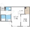 ナツゲン栄通２０ 1LDKの間取り