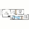 Ｃａｓａ　Ｒｉｃｃａ 2LDKの間取り