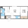 ASTER NANGOXIV 1LDKの間取り