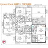 Forest Park 南郷13 1DKの間取り