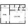 第2ときわマンション 1LDKの間取り