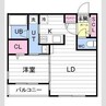 CARRERA栄通 1LDKの間取り