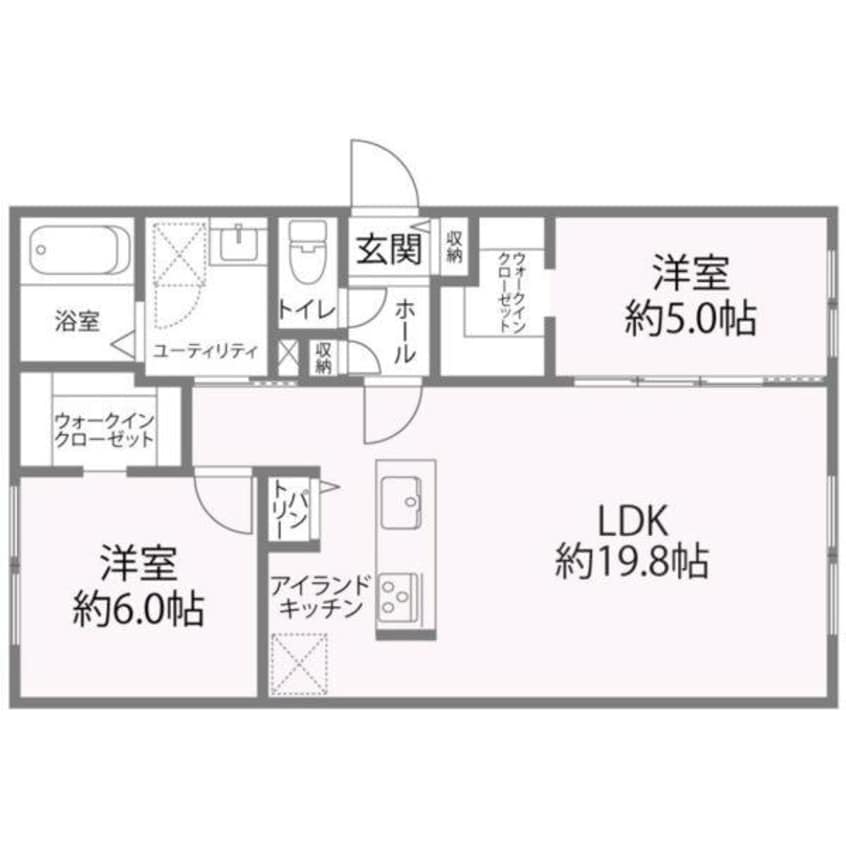間取図 シティグレイス新札幌