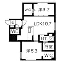 casaAT新さっぽろの間取図