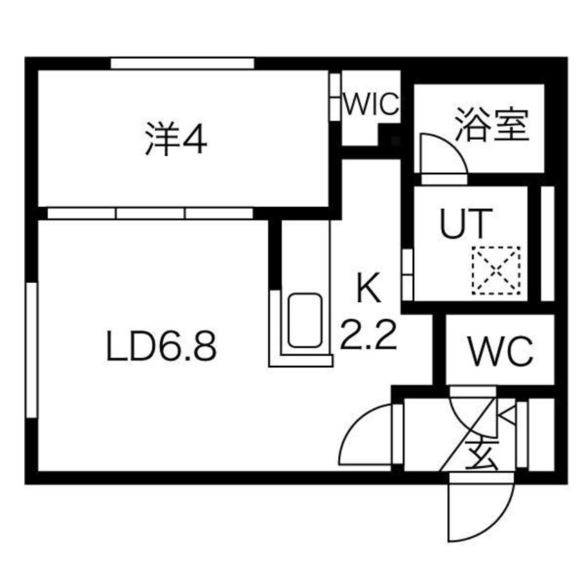 間取図 Dolce 南郷15