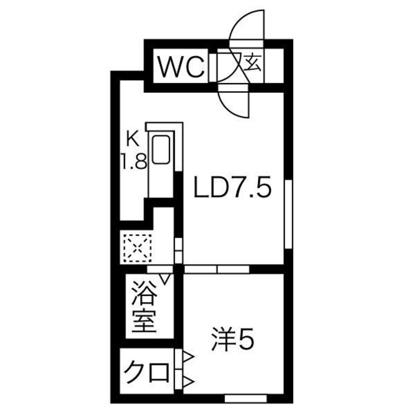 間取図 RENT新札幌
