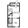 RENT新札幌 1LDKの間取り