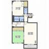 ノースハイム２１ 2LDKの間取り