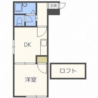 間取図 カスティーロ月寒東