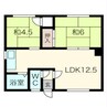 ＮＯＲＴＨ　ＦＩＥＬＤ壱番館 2LDKの間取り