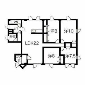 間取図 メイゾン花川南