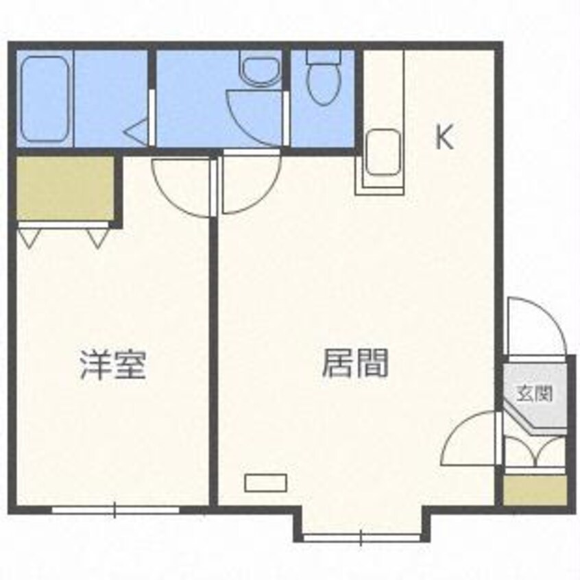 間取図 曙1条レモンハイツ