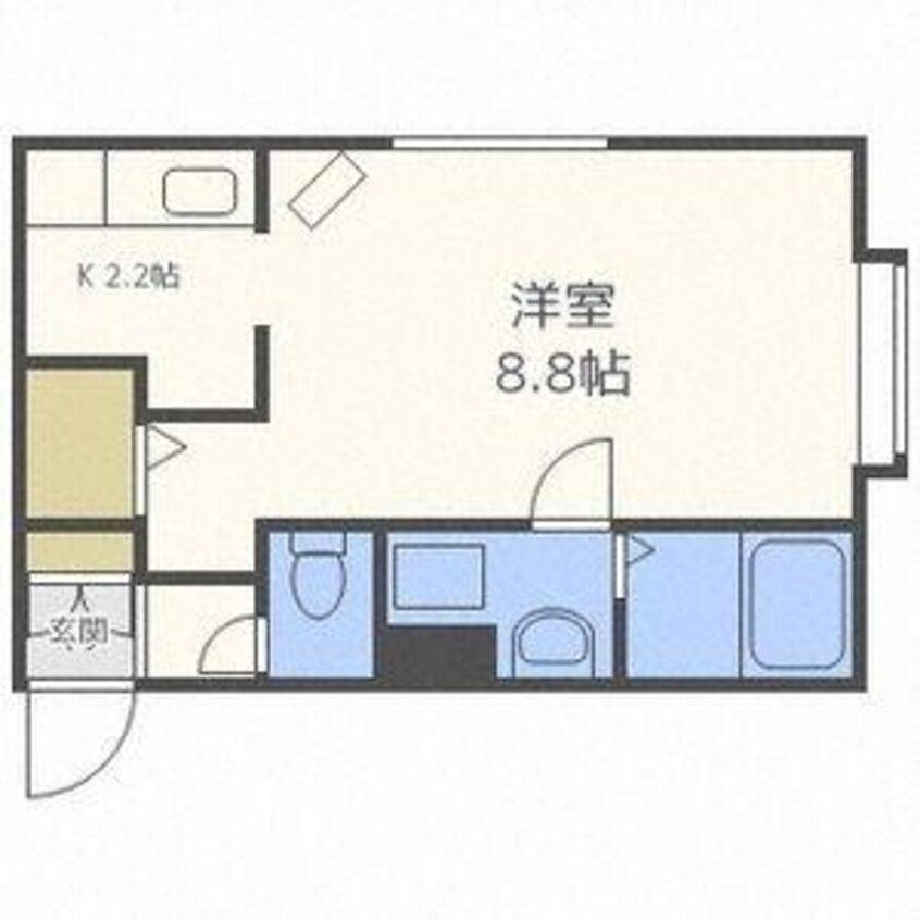 間取図 拓殖ビル黄金