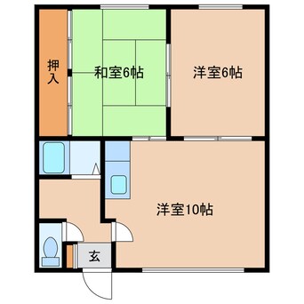 間取図 コーポラスすみよし