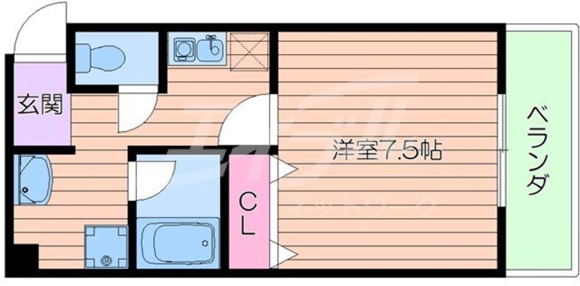 間取図 エルカーサ正雀Ⅰ