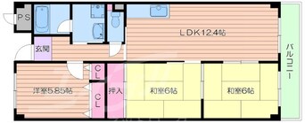 間取図 メゾンドールⅡ