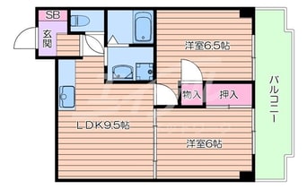 間取図 マザーズ岸部