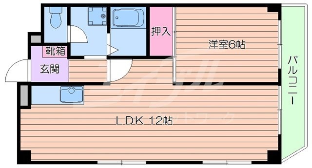 間取り図 エクセルコート千里丘