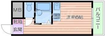 間取図 岸部三愛ハイツ