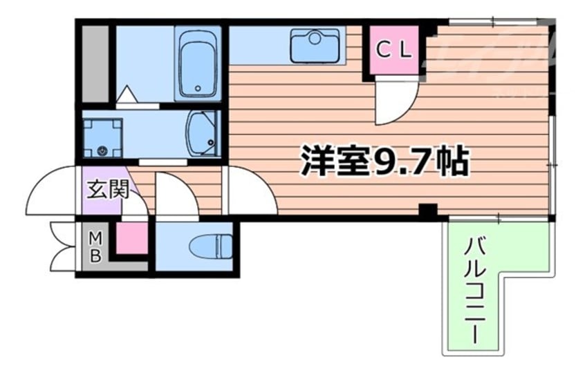 間取図 コンフォート岸部