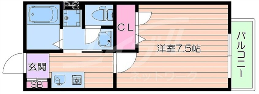 間取図 クオーレ千里